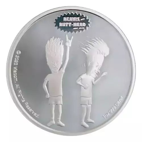 Oz Niue Beavis And Butt Head Th Anniversary Silver Bu Coin