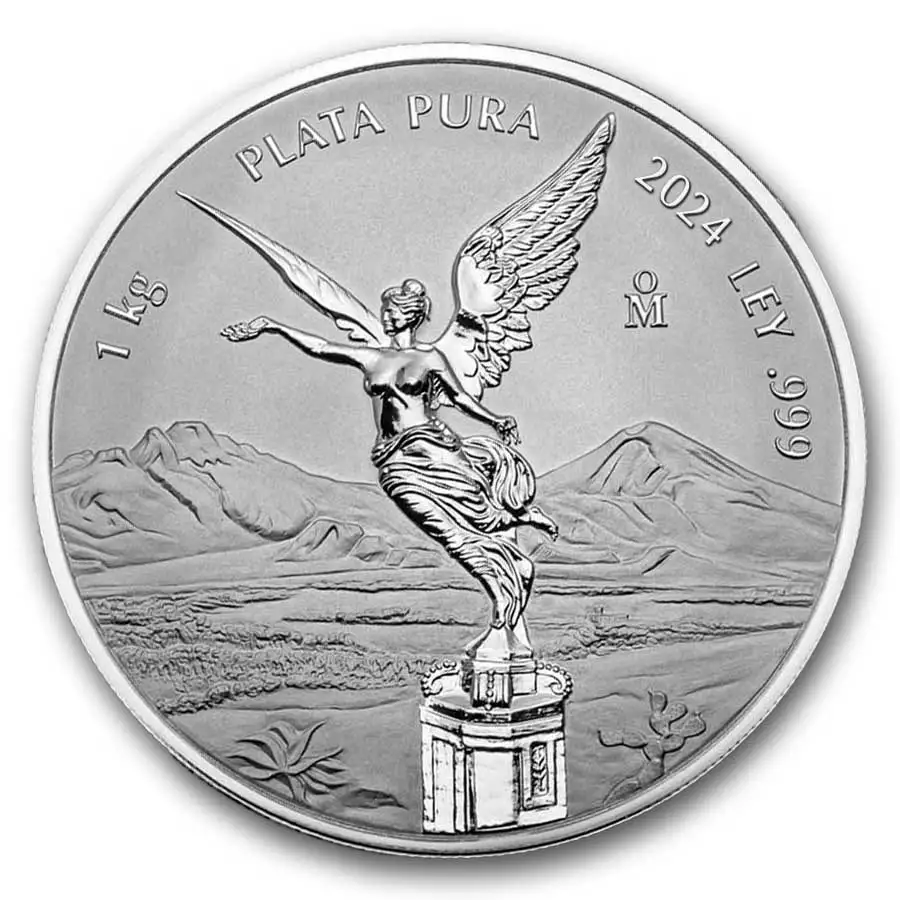 2024 1 kilo Mexican Reverse Proof .999 Silver Libertad