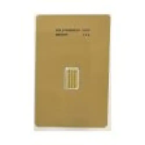 0.5 gram Frontier Mint .9999 Gold Bar in Assay (2)