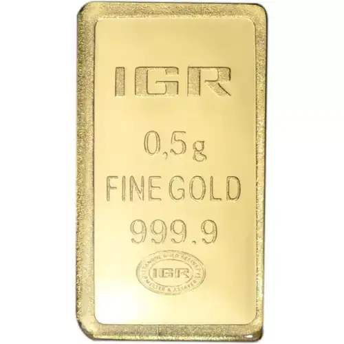 0.5 gram Istanbul Gold Refinery .9999 Gold Bar in Assay (3)