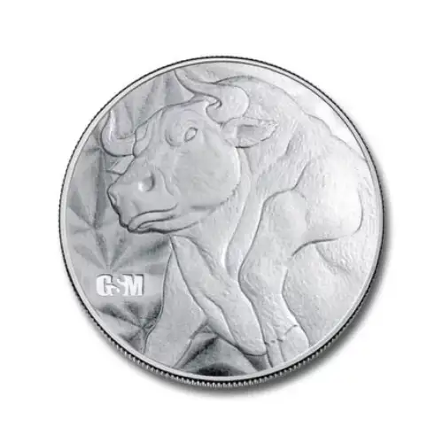 1/10oz GSM Bull and Bear .999 Silver Round