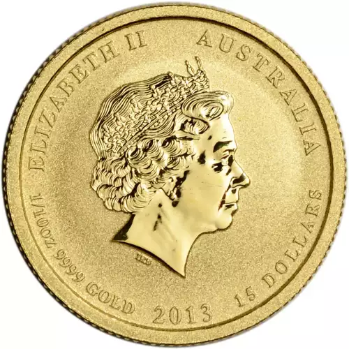 1/10th oz Australia .9999 Gold Commemorative Coins  (2)