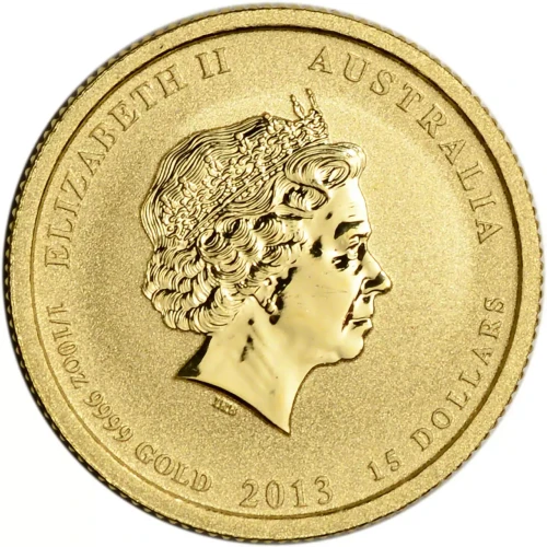 1/10th oz Australia .9999 Gold Commemorative Coins  (2)