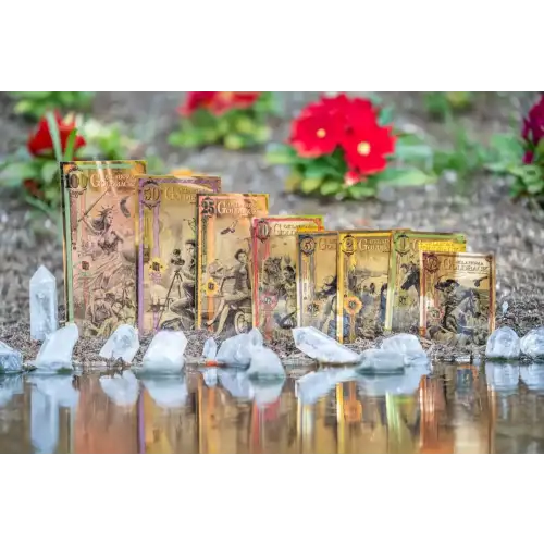 1/2 Oklahoma GoldBack Note 1/2000th oz .999 Gold