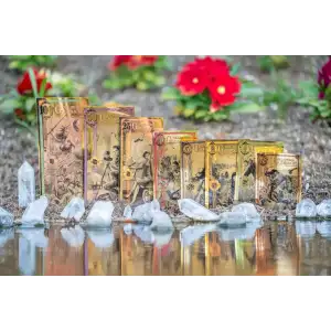 1/2 Oklahoma GoldBack Note 1/2000th oz .999 Gold