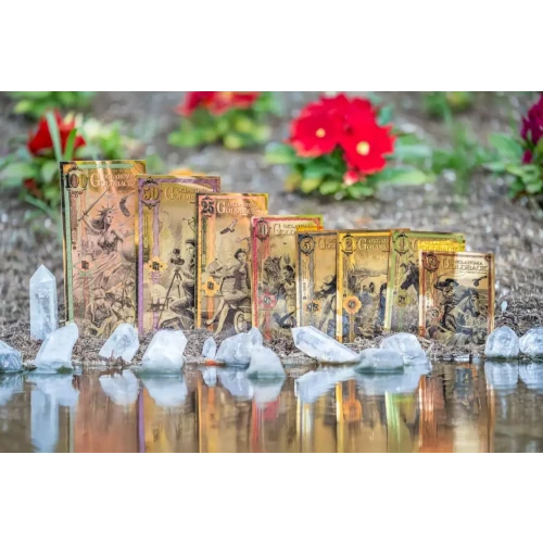 1/2 Oklahoma GoldBack Note 1/2000th oz .999 Gold