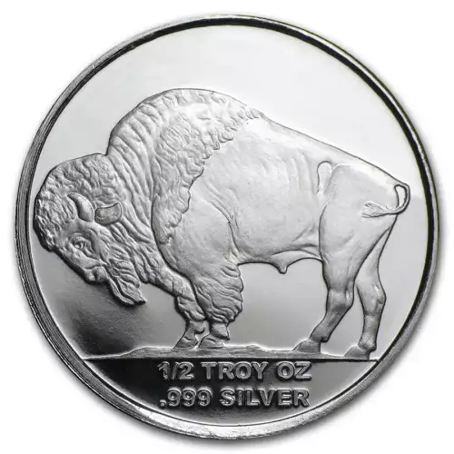 1/2 oz .999 Silver Buffalo Round (3)