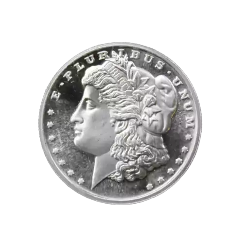 1/2 oz .999 Silver Morgan Round (4)