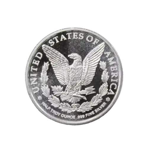 1/2 oz .999 Silver Morgan Round (3)