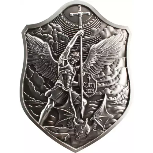 1/2 oz South Korea .999 Silver Shield of St. Michael Stacker (3)