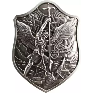 1/2 oz South Korea .999 Silver Shield of St. Michael Stacker (3)