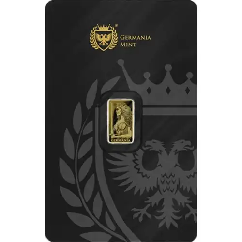 1/200 oz Germania Mint Stamped.9999 Proof Gold Bar in Assay (3)