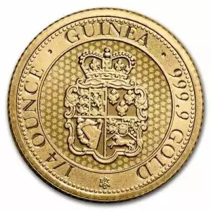 1.25 oz St. Helena Gold Guinea Coin BU (Random Year)