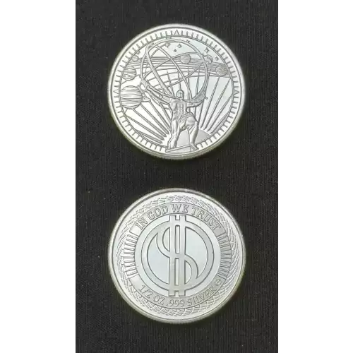 1/2oz .999 Silver Atlas Rounds