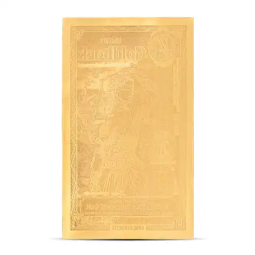 1/4 Idaho GoldBack Note 1/4000th oz .999 Gold  (2)