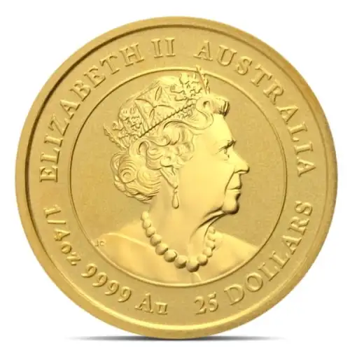 1/4 oz Australia Perth White Bellied Sea Eagle .9999 Gold Coin