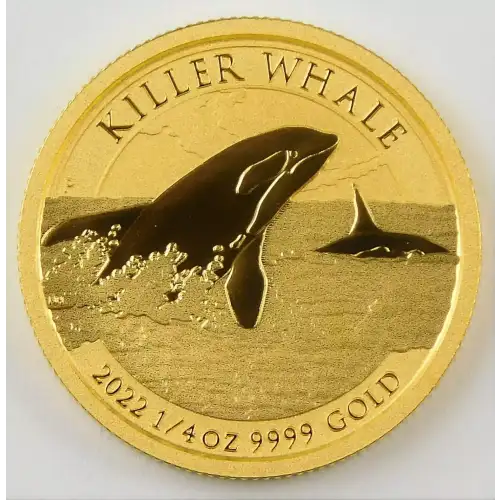 1/4 OZ AUSTRALIAN GOLD KILLER WHALE