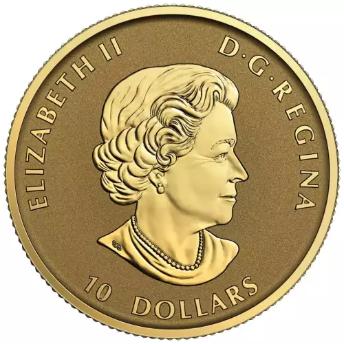1/4 oz Canadian Big Horn Sheep .9999 Gold Coin (2)