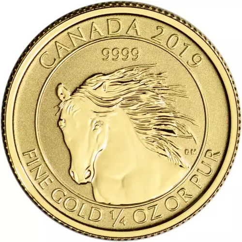 1/4oz RCM Horse .9999 Gold Coin (2)