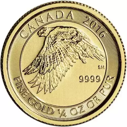 1/4oz RCM Snow Falcon .9999 Gold Coin 