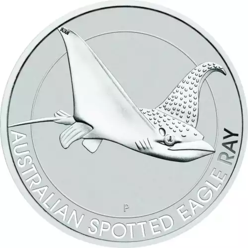 1.5oz Australian Spotted Ray .9999 Silver Coin (2)