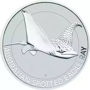 1.5oz Australian Spotted Ray .9999 Silver Coin (2)