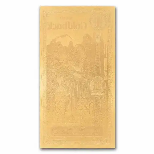 1 Idaho GoldBack Note 1/1000th oz .999 Gold  (2)