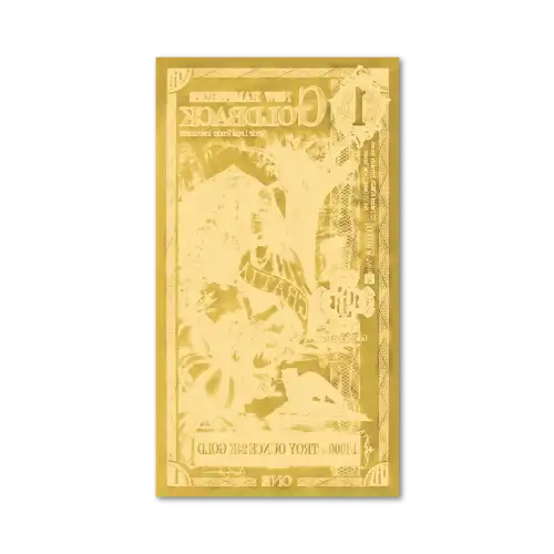 1 New Hampshire GoldBack Note 1/1000th oz .999 Gold  (2)