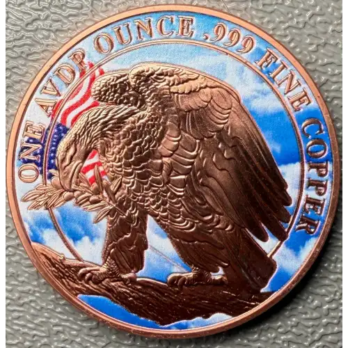 1 oz Colorized Don’t Tread on Me .999 Fine Copper Round (2)