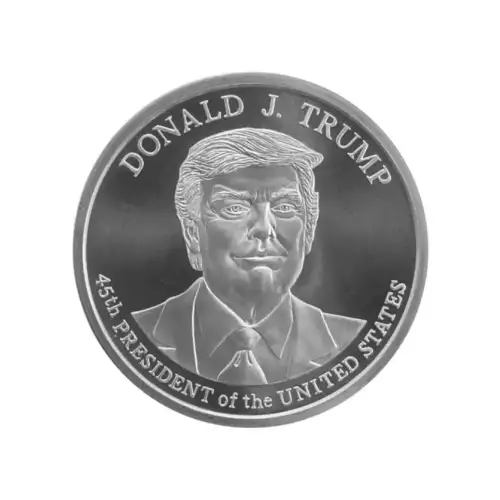 1 OZ DONALD J TRUMP GSM .999 Silver Round