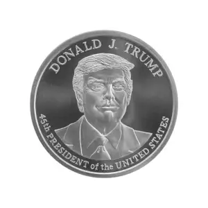 1 OZ DONALD J TRUMP GSM .999 Silver Round