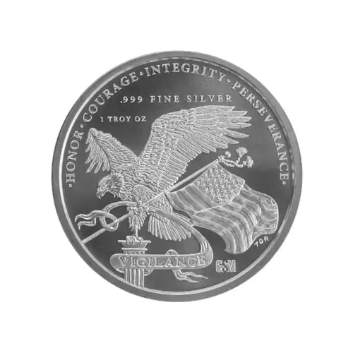 1 OZ DONALD J TRUMP GSM .999 Silver Round (2)