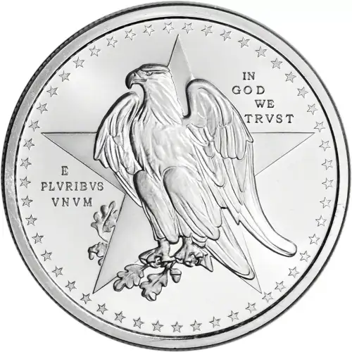 1 oz Golden State Mint Texas Commemorative .999 Fine Silver Round (2)