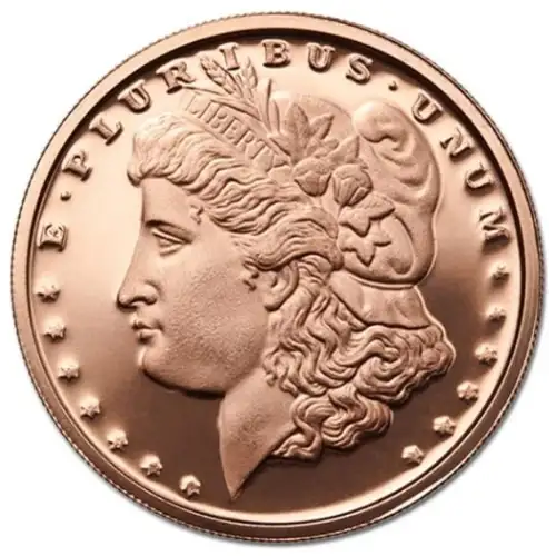 1 oz Morgan .999 Copper Round