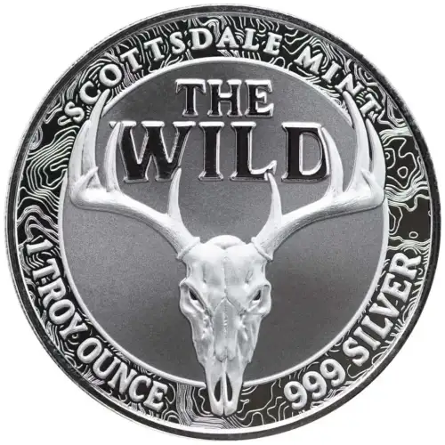 1 oz Scottsdale Mint THE WILD .999 Silver Round