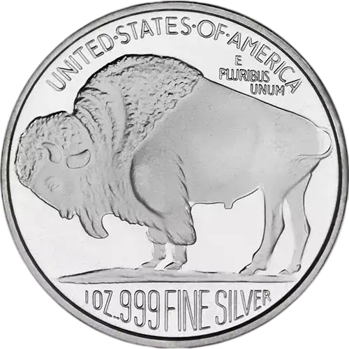 1 oz Silver Buffalo Round Type 1 (In capsule) (3)