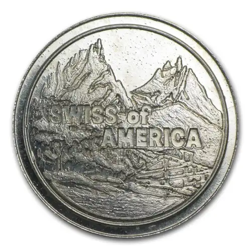 1 oz Swiss of America Vintage .999 Silver Round