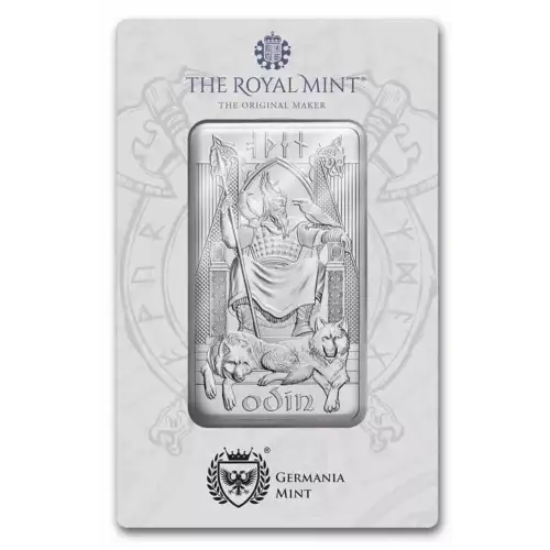 10 oz Germania Mint & Royal Mint Norse Gods – Odin .999 Silver Bar (2)