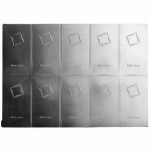 10 x 10g Valcambi Silver CombiBar (3)