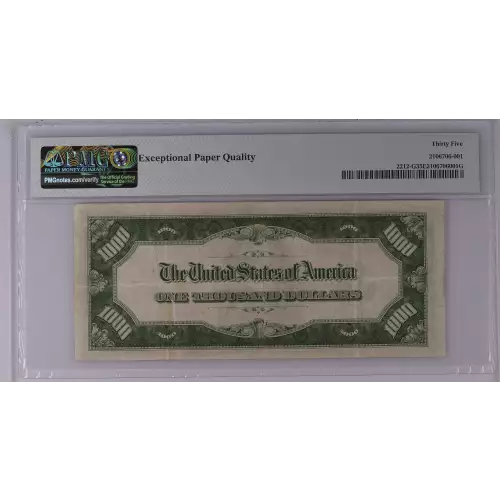 $1,000 1934-A.  High Denomination Notes 2212-G (2)