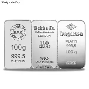 100g Generic Platinum Bar (3)