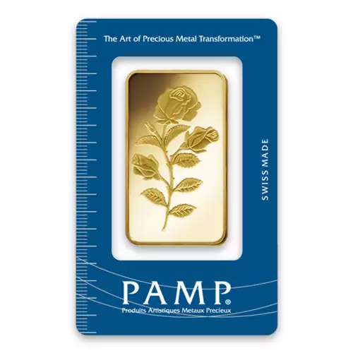 100g PAMP Gold Bar - Rosa (3)