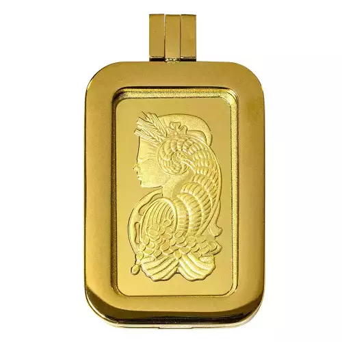 10g gram Pamp Suisse - Lady Fortuna with Veriscan Gold Bar with Frame (3)