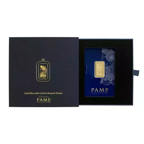 10g gram Pamp Suisse - Lady Fortuna with Veriscan Gold Bar with Frame (4)