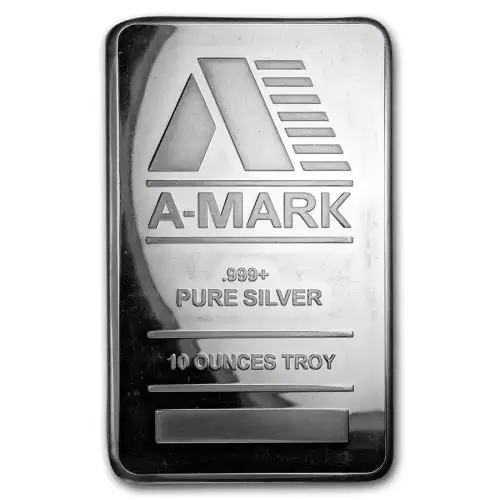 10oz A-Mark .999 Silver Bar (3)