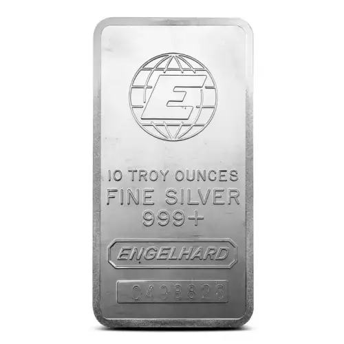 10oz Engelhard Vertical Big E .999 Silver Bars