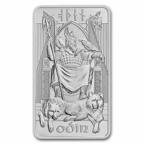 10oz Germania Mint & Royal Mint Norse Gods Odin .999 Silver Bar in Assay (4)