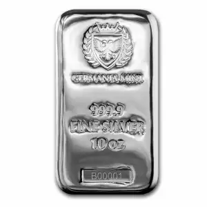 10oz Germania Mint Silver Bar