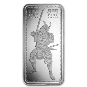 10oz GSM Samuri .999 Silver Bar