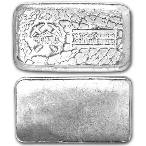 10oz Pioneer .999 Silver Bar (2)